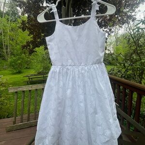 Gymboree Classic White Floral Sundress for Girls size 8